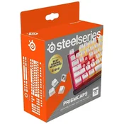 SteelSeries PrismCaps komplet kapic za tipke bele barve za mehanske tipkovnice z UK postavitvijo