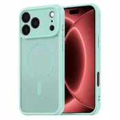 Hibridni ovitek HaloFrost II MagSafe za iPhone 17 Pro Max/18 Pro Max - mint green