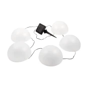 LED RGB solarna svetiljka HEMI LED/0,1W/1,2V 600 mAh IP44 bela