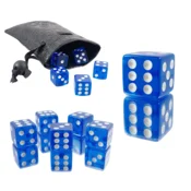 shumee RPG kocke Zatišje pred nevihto Šesterostranske kocke D6 1,8 cm