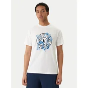 Versace Jeans Couture Majica 80GAHE01 CJ00E Bela Regular Fit