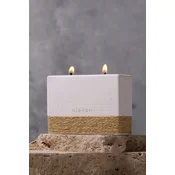 Conceptum Hypnose Betonska sveća Harmony, Miris sandalovine, Parafin i soja, 11.5x8x4.5 cm, Bela