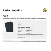 Vodobrusni Papir 230×280 PS8C G220 Klingspor