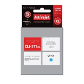 Activejet ACC-571CNX nadomestna črno-modra (cyan) kartuša za Canon (12 ml)