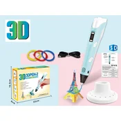 Madej 3D pisalo z USB napajalnim kablom in filamentom