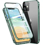 Overboard Ovitek za iPhone 11, dvojno magnetno steklo, zelen