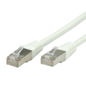 Secomp value S/FTP (PiMF) PatchCord Cat6/Cl.E white 0.5m ( 4315 )
