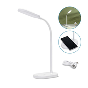 Aigostar - LED Prigušiva stolna lampa s bežicnim punjenjem LED/2,5W/5V bijela
