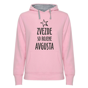 Hoodie ženski Zvezde rojene Avgusta
