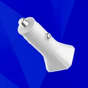 Infostyle Avto polnilni adapter za hitro polnjenje 3.0 USB - Bela