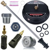Rosfix ROSFIX SET KRTAČA T-RACER + RAVNA LANCA 58 CM + ADAPTER – ZA KÄRCHER K2–K7 | 1/4, 160 BAR, 60°C, (5000036483)