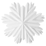 STRALA Abažur, papir zvezda s laticama/bela, 55 cm