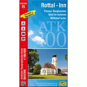 ATK100-15 Rottal-Inn (Amtliche Topographische Karte 1:100000)
