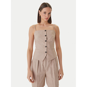 HUGO Top Copale 50560007 Bež Slim Fit