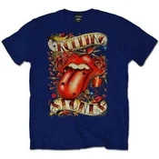 The Rolling Stones Tongue & Stars Navy Blue L Majica
