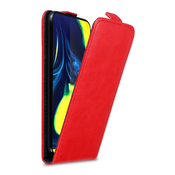 Cadorabo Cadorabo Ohišje, združljivo z Samsung Galaxy A80 / A90 4G v rdeče jabolko - Zaščitni ovitek v obliki flipa z magnetnim zapiranjem, (20562759)