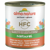 Ekonomicno pakiranje Almo Nature HFC 24 x 280 g - tuna i piletinaBESPLATNA dostava od 299kn