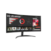 Monitor LG 34WR50QC-B UltraWide™, 34,VA , 21:9, 3440 x 1440, 100Hz, 2x HDMI,