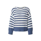 MSCH COPENHAGEN Pulover MSCHCestine Jillena temno modra/bela