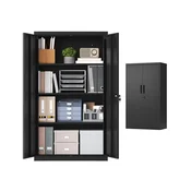 Songmics Predalnik 80x40x140 cm Črn