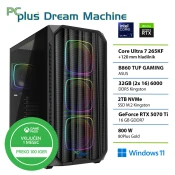 PCPLUS Dream Machine Ultra 7 265K 32GB 2TB SSD RTX 5070Ti 16GB Windows 11 Home + Xbox GP gaming namizni računalnik