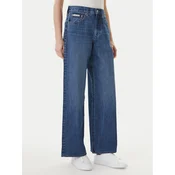 Calvin Klein Jeans Jeans hlače LV047F727G Mornarsko modra Wide Leg