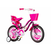 VISITOR Bicikl za devojcice HEA161 16 ljubicasti