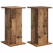 Stalak za biljke 2 pcs Staro drvo 30,5 x 30 x 60,5 cm