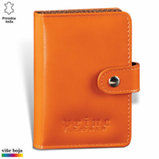Princ Leather Novcanik za kartice, Narandžasti