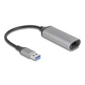 Mrežni adapter DELOCK, USB 3.2 Gen 2 na LAN 5 Gbps, chipset Realtek