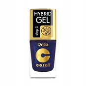 Koralni hibridni gel lak za nohte št. 63 biserno vijolična