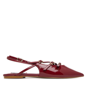 STEVE MADDEN Odprte balerinke Cianna vinsko rdeča