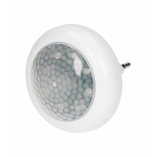 ORNO Priključna LED nočna lučka s somrakom in PIR senzorjem 120°, 8xLED, 40lm, 6500K [LA-2]