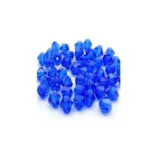 Kristalna perla romb 4 mm tamno plava-niska