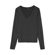 VERO MODA Majica VMLava črna/srebrna