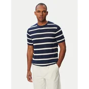 Tommy Hilfiger Pulover Breton MW0MW43942 Mornarsko modra Regular Fit