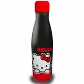Coriex CORIEK HELLO KITTY STEKLENIČKA ZA VODO 500ML ČRNI POKROV ZA PITJE, (22006928)