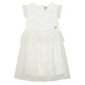 Guess Elegantna obleka K6RK22 WK040 Bela Regular Fit