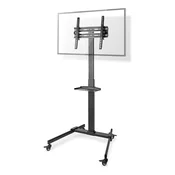 Nedis Talno stojalo za TV | 32 - 55 | Največja podprta teža zaslona: 35 kg | Premium Column Design | Nastavljive vnaprej določene višine | Snap-lock | Jeklo | Črna