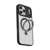 INF Črn magnetni ovitek, združljiv z iPhone 16 z nevidnim stojalom, (5000080751)