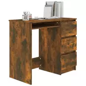 Radni stol boja dimljenog hrasta 90x45x76 cm konstruirano drvo