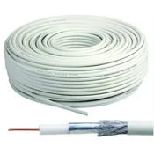 Gembird KABL-COAX-RG6/100 Koaksialni kabl RG6 bez konektora, 6.5mm,100m, Beli, (X553)
