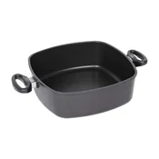 Deep frying pan, aluminum, 28 x 28 cm, 9 cm high - AMT Gastroguss