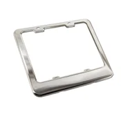 License Plate Frame (motorcycle, stainless steel, light, matte)