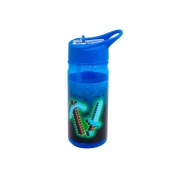 Astra AquaPure Modra plastenka PIXEL z izvlečno slamico, 450 ml, 511025003