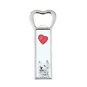 Artdog West Highland White Terrier, Westie - odpirač za steklenice s psom, personaliziran odpirač za hladilnik, unikatno darilo za moškega by Art-Dog