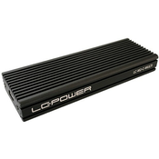 LC POWER SSD Enclosure M.2 NVMe (PCIe) / SATA - USB 3.2 Gen. 2 Type C, black | LC-M2-C-MULTI