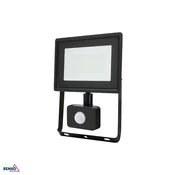 Kafler LED reflektor s PIR senzorjem 30W 6500K IP65 črn BM-C64-S-LFK2-030BL-6K