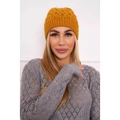 Kesi Cap with fleece Roma K224 mustard