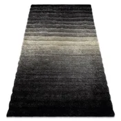 eoshop Moderna preproga FLIM 007-B6 shaggy, Črte - Strukturna siva ( - Velikost: 160x220 cm)